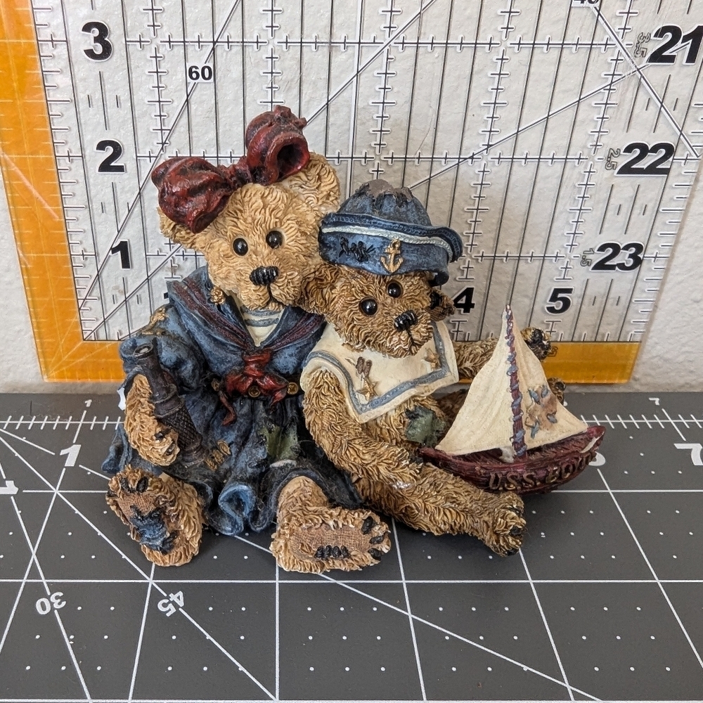 BOYDS BEARS AND FRIENDS----ELVIRA AND CHAUNCEY FITZBRUIN---SHIPMATES